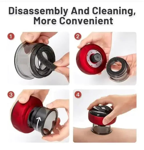 Heating Cupping Therapy Set - Electric Massage Cups for Pain Relief