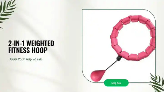 2-in-1 Weighted Fitness Hoop by@Outfy