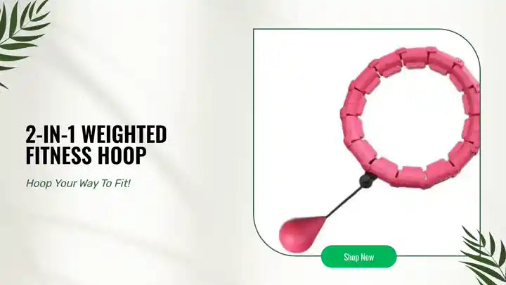 2-in-1 Weighted Fitness Hoop by@Outfy